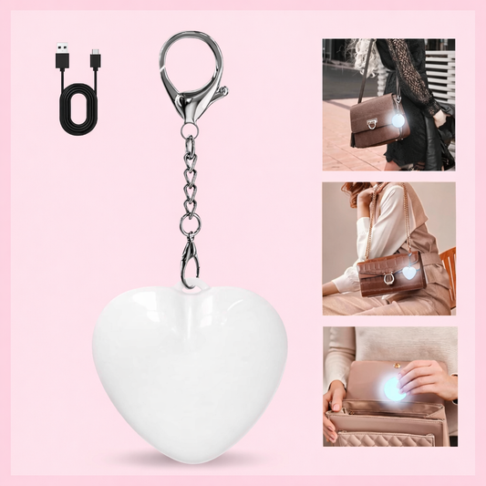 Kalp şeklinde LED Anahtarlık